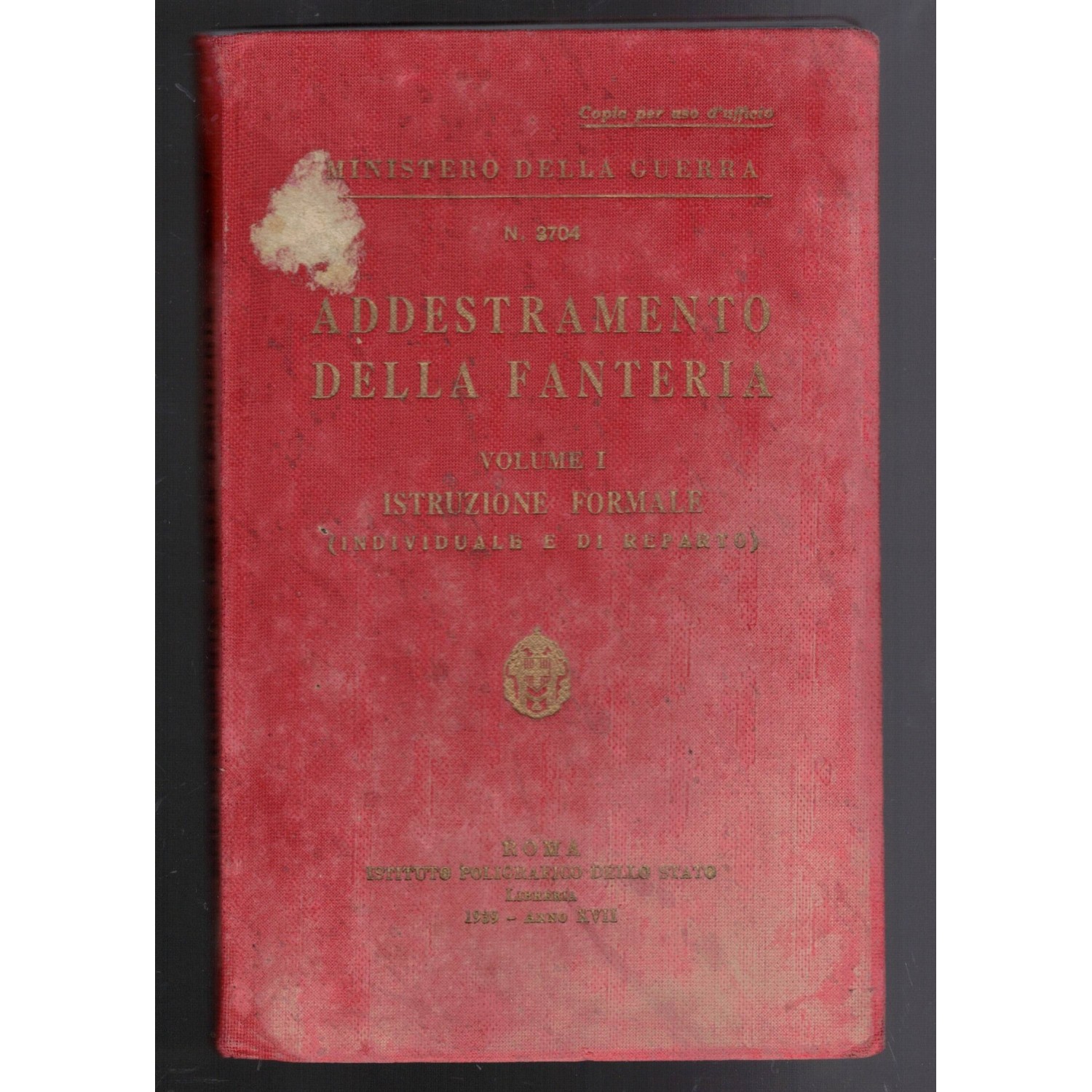 Infanterie-Ausbildungshandbuch Buch 1939, militärisches Ausbildungshandbuch