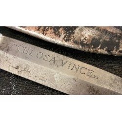 M35 dagger "CHI OSA VINCE" 4th Div CCNN 3 January with motto