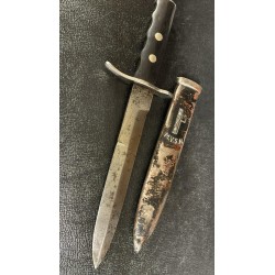 M35 dagger "CHI OSA VINCE" 4th Div CCNN 3 January with motto