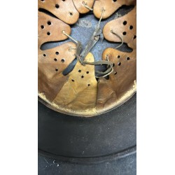 Selten! Deutscher M40-Helm, nordafrikanische Farbgebung