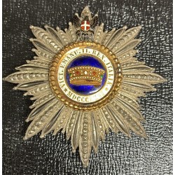 Stunning Knight Grand Cross of the Order of the Crown of Italy plaque, made by Cravanzola