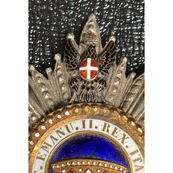 Atemberaubende Plakette des Ritters des Großkreuzes des Ordens der Krone von Italien