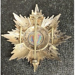 Atemberaubende Plakette des Ritters des Großkreuzes des Ordens der Krone von Italien