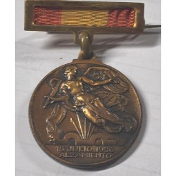 Spanish War Medal 18 JULIO 1936 ALZAMIENTO - 1 ABRIL DE 1939