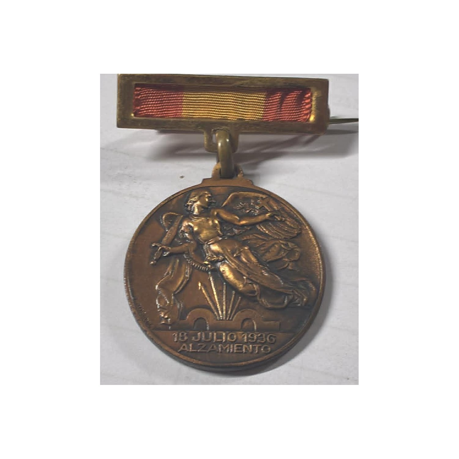 Spanish War Medal 18 JULIO 1936 ALZAMIENTO - 1 ABRIL DE 1939
