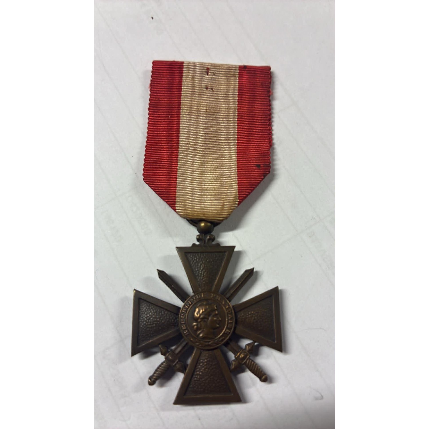 Croce di Guerra Théâtres d’opérations extérieurs Francia 1918