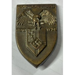 Tinnie originale tedesco NSDAP (PARTITO NAZISTA) REICHS COLONIAL Bund 1938