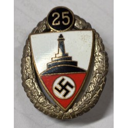 Deutscher Reichskriegerbund Kyffhäuser-DRKB. Silberne Ehrennadel für 25 Jahre
