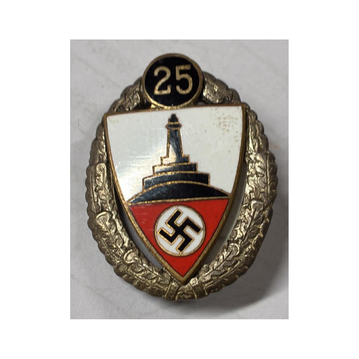 Deutscher Reichskriegerbund Kyffhäuser-DRKB. Silberne Ehrennadel für 25 Jahre