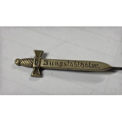 Distintivo da bavero originale per veterani dell'esercito tedesco della Seconda Guerra Mondiale