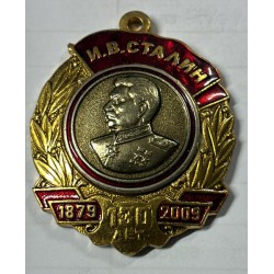 Gedenkmedaille zum 130. Geburtstag von Josef Stalin (1879–2009), geprägt von der Kommunistischen Partei Russlands.