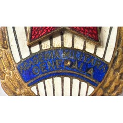 1950's early RPR era , Superior Military Academy Badge for a General of Romanian Army