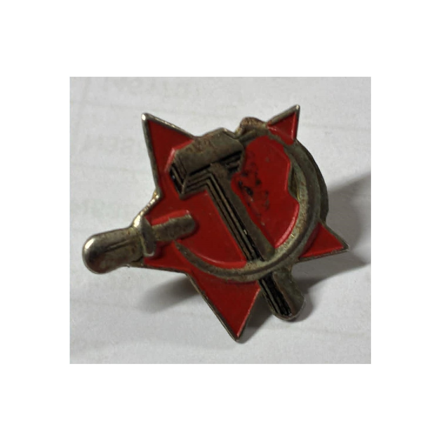 Soviet communist propaganda pin from the 70s/80s