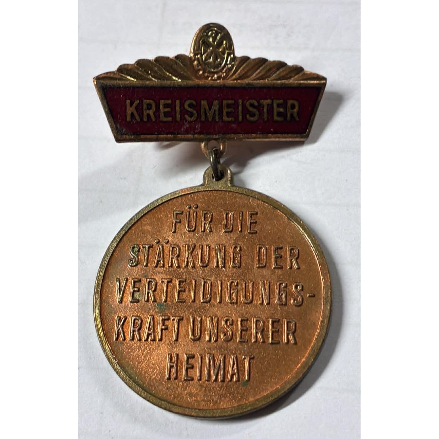 Medaille der GST (Gesellschaft für Sport und Technik)