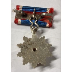 Miniatur des Ordens der Jugoslawischen Flagge, einer 1947 gestifteten Auszeichnung