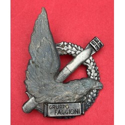 Abzeichen der Torpedoflugzeuggruppe FAGGIONI ANR 1944/45, erste Ausführung.