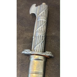 FIDELITER-Dolch, leichte Ausführung, Aluminiumgriff.