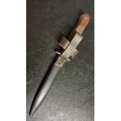 German WW1 Trench Knife combat knife marked ERN Wald, Rheinl with original sheath