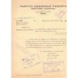 Autografo in originale del Generale   Sebastiano Visconti Prasca