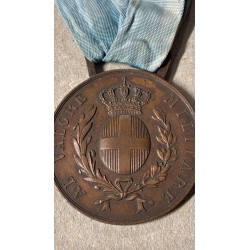Medaglia al Valore Militare  Bronzo non incisa modello Johnson
