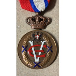 SAVOY EAGLE MEDAL OF MERIT ITALIAN MONARCHIST MOVEMENT - JOHNSON