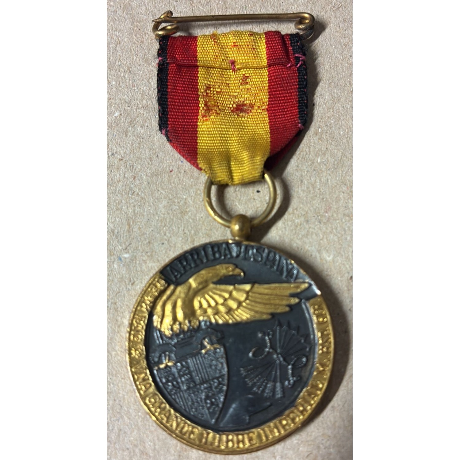 Spanish War Medal ALZAMIENTO