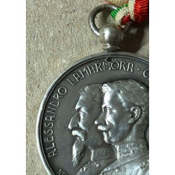 Wunderschöne Silbermedaille des 7. Bersaglieri-Regiments, 3. November 1860