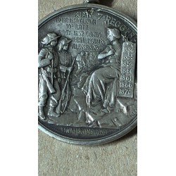 Wunderschöne Silbermedaille des 7. Bersaglieri-Regiments, 3. November 1860