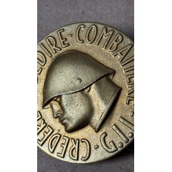 Rare! GIL Believe, Obey, Fight badge from the RSI period 1944/45