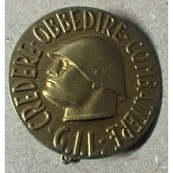 Rare! GIL Believe, Obey, Fight badge from the RSI period 1944/45