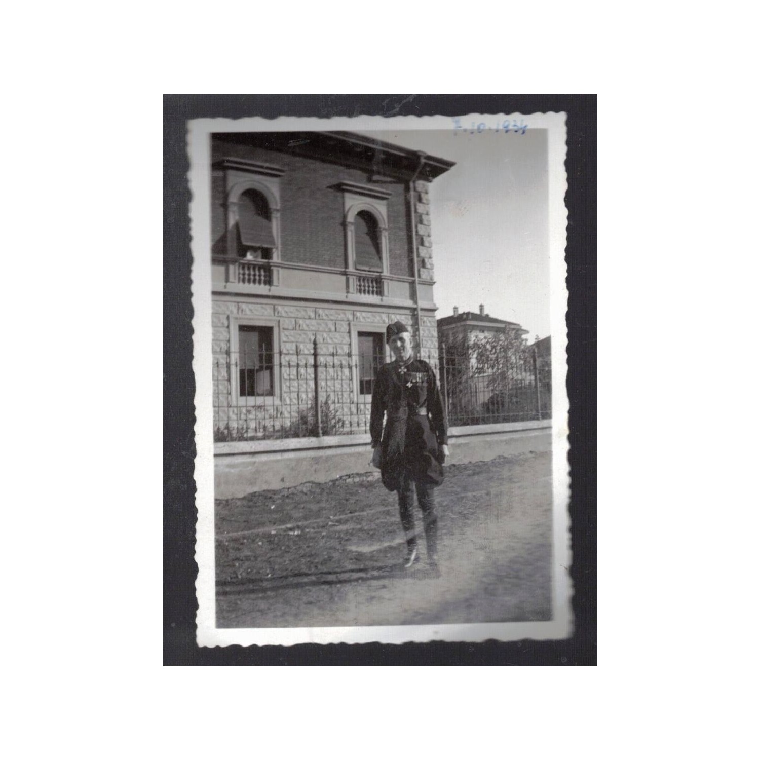 Foto di un Milite della MVSN datata 7/10/1934