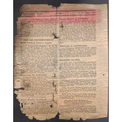Flugblatt „Nachtrichten aus der Heimat“, abgeworfen am 23. Januar 1945.