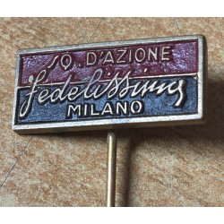 Action Squad Badge of the Fedelissima Brigate Nere, founded in September 1943