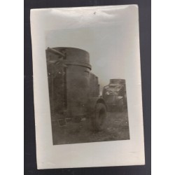Konvolut von zwei Fotos des Ansaldo-Panzerwagens der königlich-italienischen Armee, 1915