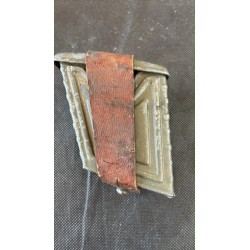 Rare Austro-Hungarian "Ersatz" metal ammunition pouch (model M95) from World War I,