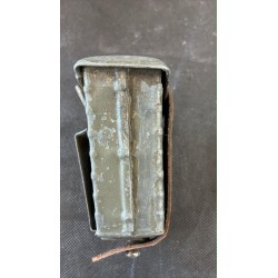 Rare Austro-Hungarian "Ersatz" metal ammunition pouch (model M95) from World War I,
