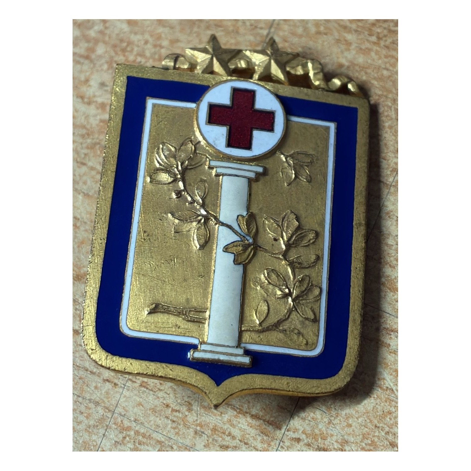 Distintivo Croce Rossa Italiana  Ispettrice di Comitato 1915