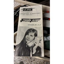 Giocattolo d epoca anni 60
FonoTelex . Coppia di walkie talkie a batteria