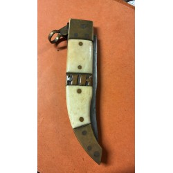 Coltello a serramanico in bronzo e osso prima guerra mondiale