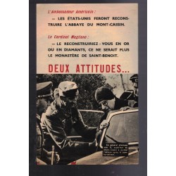Volantino su Monte Cassino in lingua francese