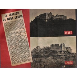 Volantino su Monte Cassino in lingua francese