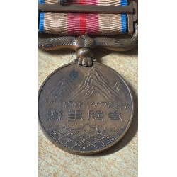 The Japan China Incident Medal was established in 1939 to commemorate the Second Sino-Japanese War.
