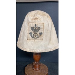 Field cloth for Officer's hat, Light Cavalry Schools/Outside Corps, with a cross in place of the number.