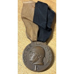 bronze medal from the CCNN Workers' Training Legion of LUCCHINI, Italian East Africa