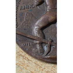 bronze medal from the CCNN Workers' Training Legion of LUCCHINI, Italian East Africa