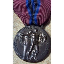 Bronze medal commemorating the War Volunteers of Italian East Africa  A.O.I