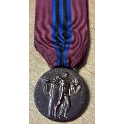 Bronze medal commemorating the War Volunteers of Italian East Africa  A.O.I