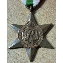 Medaglia commemorativa "Italy Star" del Commonwealth britannico per la Seconda Guerra Mondiale