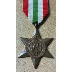 Medaglia commemorativa "Italy Star" del Commonwealth britannico per la Seconda Guerra Mondiale