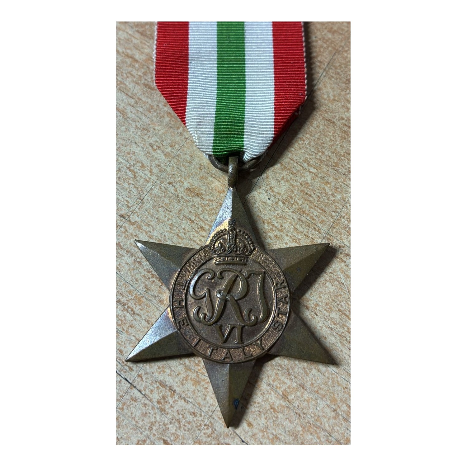 Medaglia commemorativa "Italy Star" del Commonwealth britannico per la Seconda Guerra Mondiale